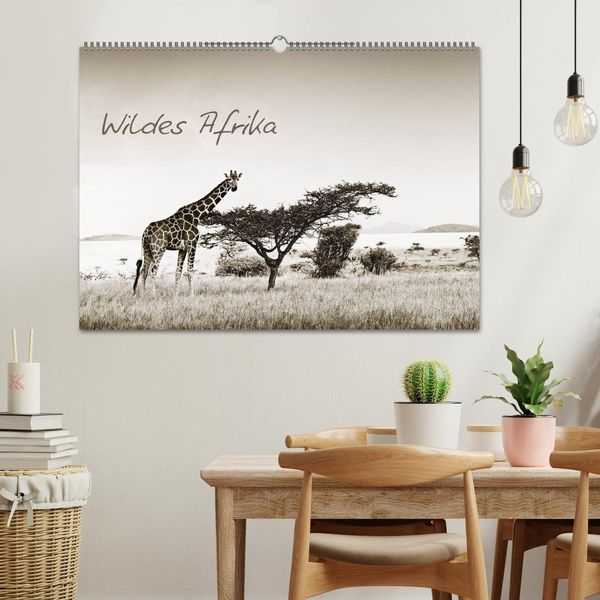 Produktbild: Wildes Afrika (Wandkalender 2026 DIN A2 quer), CALVENDO Monatskalender
