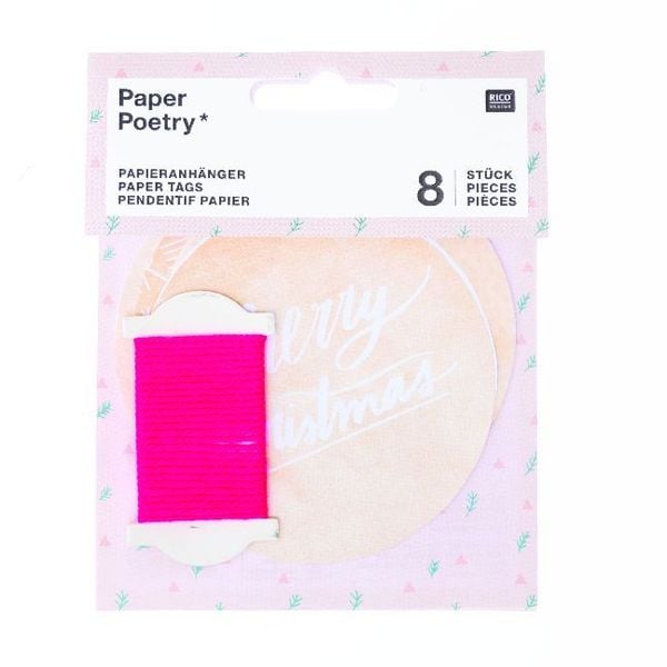 Produktbild: Papieranh&auml;nger, Jolly Christmas, Schrift