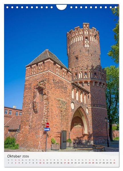Produktbild: Tangerm&uuml;nde - Historische Altstadt an der Elbe (Wandkalender 2026 DIN A4 hoch), CALVENDO Monatskalender