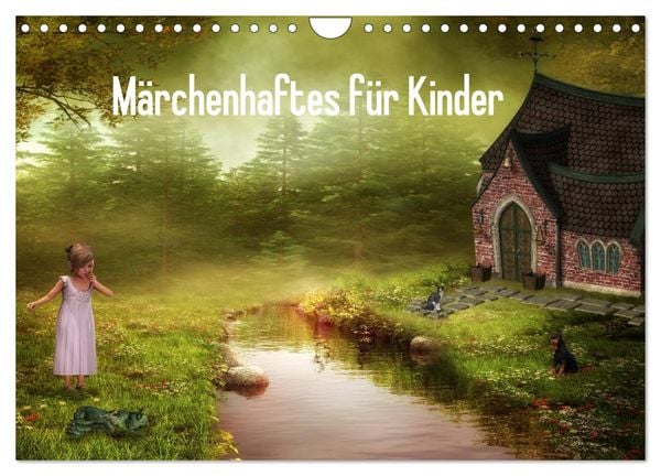 Produktbild: M&auml;rchenhaftes f&uuml;r Kinder (Wandkalender 2026 DIN A4 quer), CALVENDO Monatskalender
