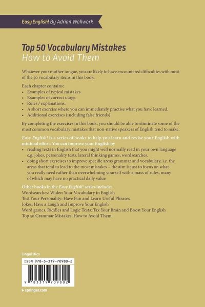 Produktbild: Top 50 Vocabulary Mistakes