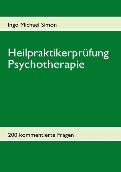 Produktbild: Heilpraktikerpr&uuml;fung Psychotherapie