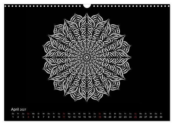 Produktbild: Entspannung und Ruhe durch Mandalas (Wandkalender 2027 DIN A3 quer), CALVENDO Monatskalender