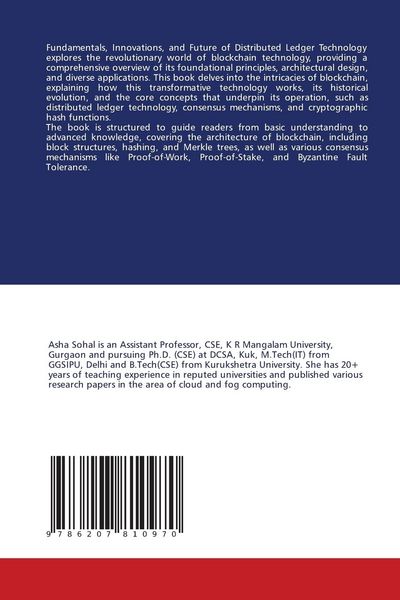 Produktbild: Fundamentals, Innovations, and Future of Distributed Ledger Technology