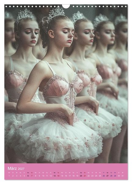 Produktbild: Sch&ouml;nheit und Eleganz im Ballett (Wandkalender 2027 DIN A3 hoch), CALVENDO Monatskalender