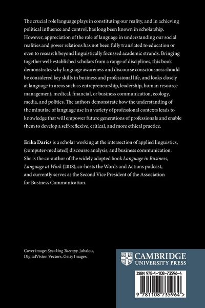 Produktbild: Language Awareness in Business and the Professions