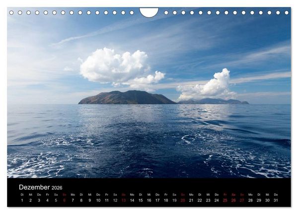 Produktbild: Liparische Inseln (Wandkalender 2026 DIN A4 quer), CALVENDO Monatskalender