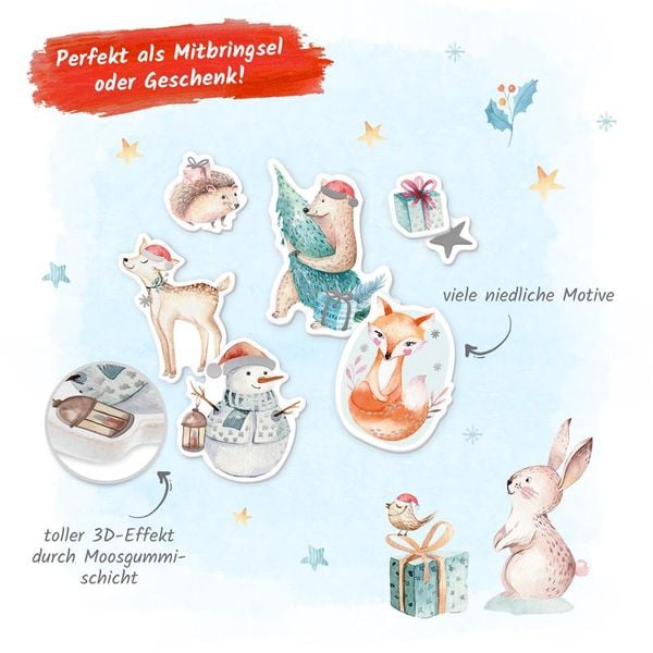 Produktbild: Tr&ouml;tsch Soft-Sticker Winterwald