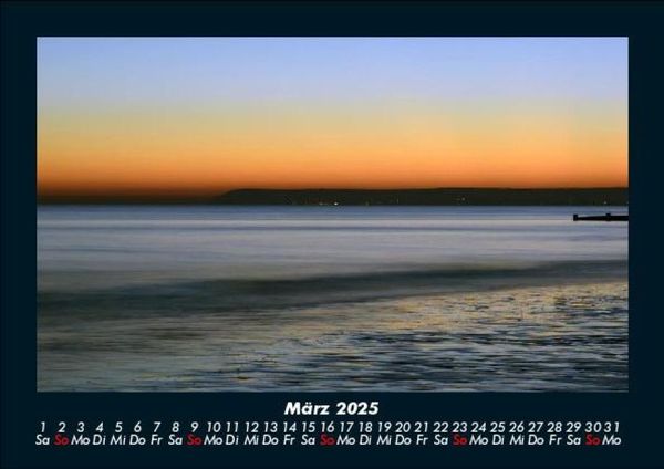 Produktbild: Sonnenuntergang 2025 Fotokalender DIN A5