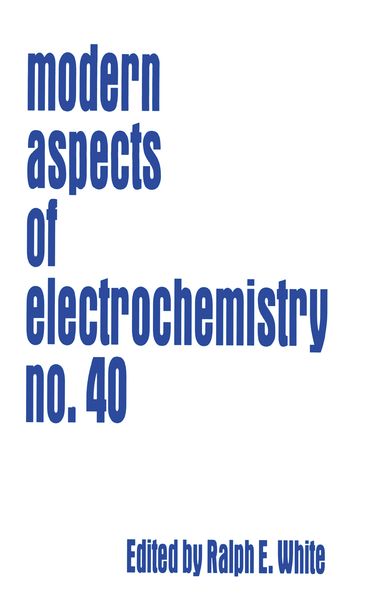 Produktbild: Modern Aspects of Electrochemistry 40