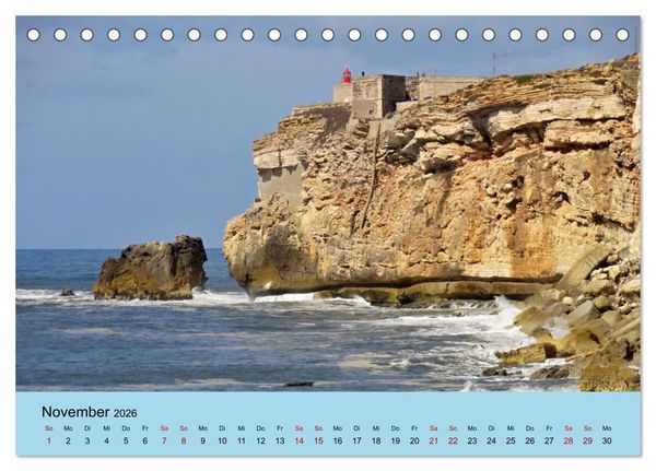 Produktbild: Nazare (Tischkalender 2026 DIN A5 quer), CALVENDO Monatskalender