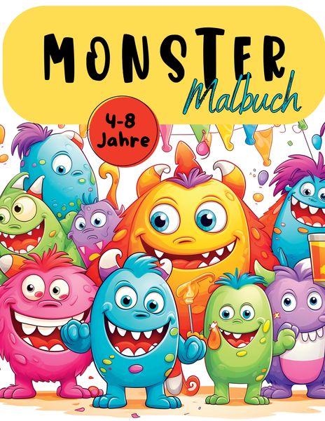 Produktbild: Monster Malbuch