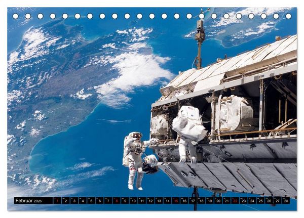 Produktbild: Raumfahrt und Weltall (Tischkalender 2026 DIN A5 quer), CALVENDO Monatskalender