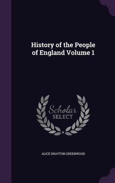 Produktbild: History of the People of England Volume 1