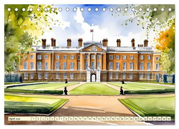 Produktbild: London - Metropole auf der Insel (Tischkalender 2026 DIN A5 quer), CALVENDO Monatskalender