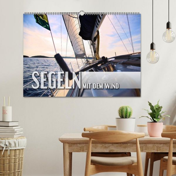 Produktbild: Segeln - mit dem Wind (Wandkalender 2026 DIN A2 quer), CALVENDO Monatskalender