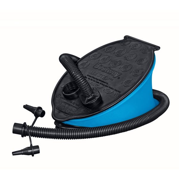 Bestway Fußpumpe 0,8l schwarz/blau 23x15cm