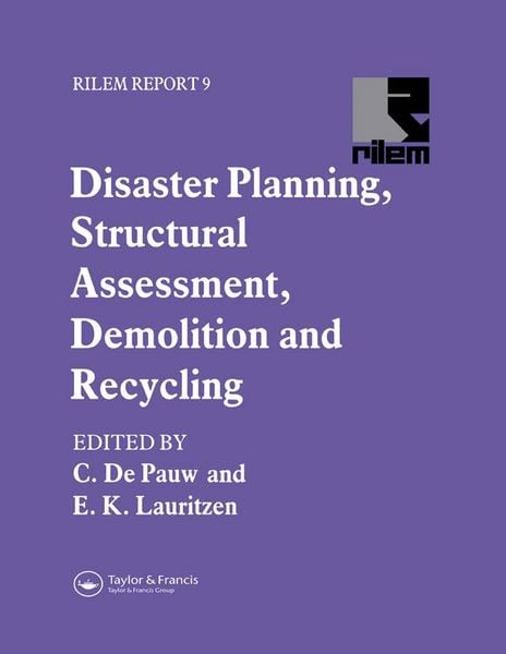 Produktbild: Disaster Planning, Structural Assessment, Demolition and Recycling