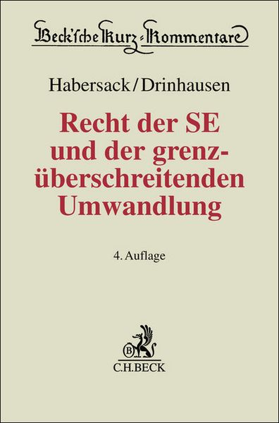 Produktbild: Recht der SE und der grenz&uuml;berschreitenden Umwandlung