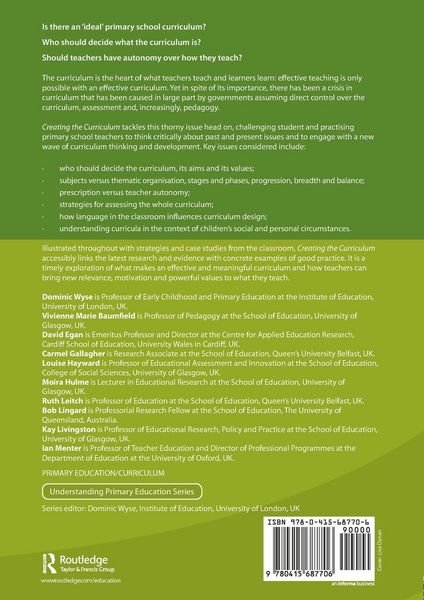 Produktbild: Creating the Curriculum