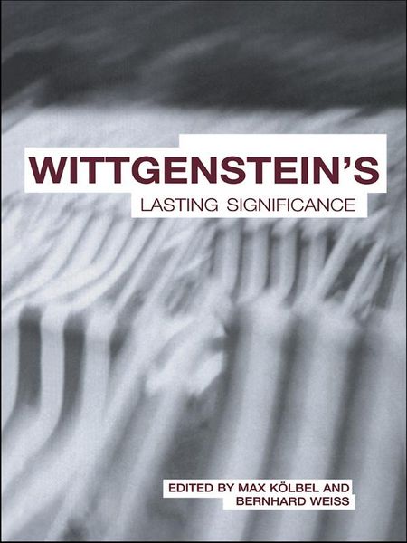 Produktbild: Wittgenstein's Lasting Significance