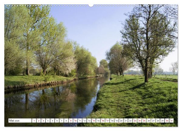 Produktbild: Die Niers im Jahreslauf (hochwertiger Premium Wandkalender 2026 DIN A2 quer), Kunstdruck in Hochglanz