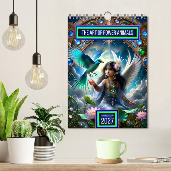 Produktbild: The Art of Power Animals (Wall Calendar 2027 DIN A4 portrait), CALVENDO 12 Month Wall Calendar