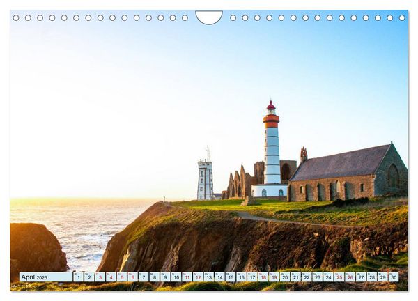 Produktbild: Leuchtt&uuml;rme - Maritime Leuchtfeuer an den K&uuml;sten (Wandkalender 2026 DIN A4 quer), CALVENDO Monatskalender