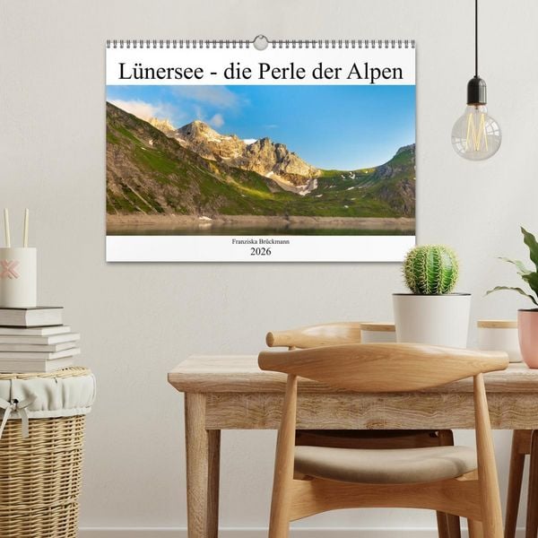 Produktbild: L&uuml;nersee - die blaue Perle der Alpen (Wandkalender 2026 DIN A3 quer), CALVENDO Monatskalender