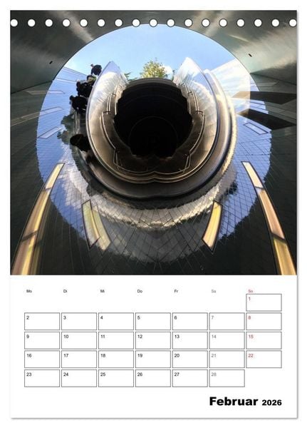 Produktbild: The tiny world of HAMBURG (Tischkalender 2026 DIN A5 hoch), CALVENDO Monatskalender