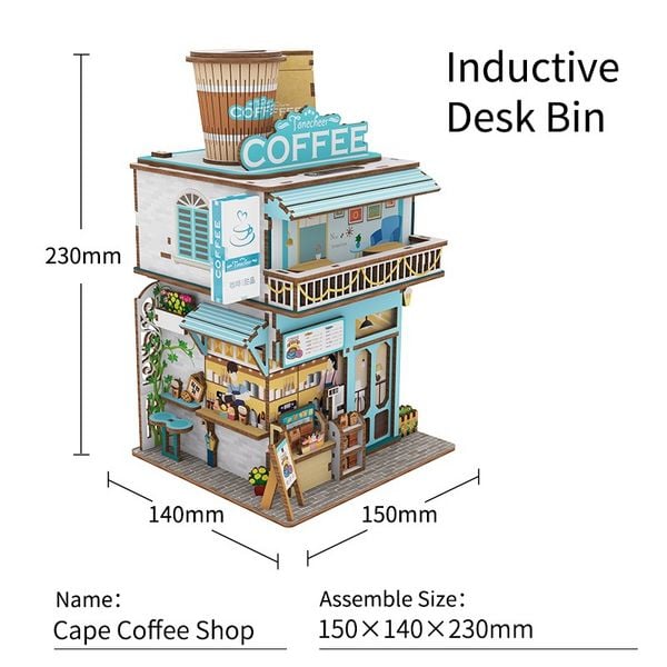 Book Nook DIY Bücherecke Cape Coffee Shop