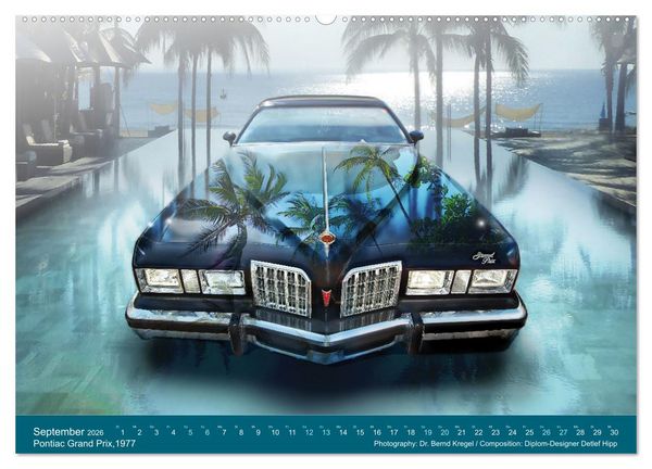 Produktbild: Oldtimer auf 5 Kontinenten (Wandkalender 2026 DIN A2 quer), CALVENDO Monatskalender
