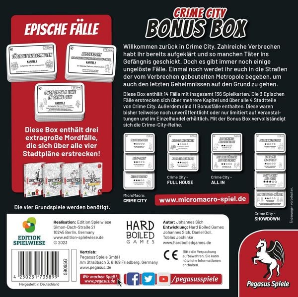 Produktbild: Sich, J: MicroMacro: Crime City - Bonus Box