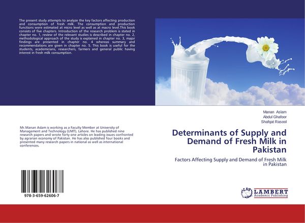 Produktbild: Determinants of Supply and Demand of Fresh Milk in Pakistan