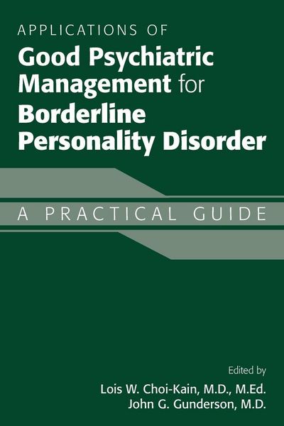Produktbild: Applications of Good Psychiatric Management for Borderline Personality Disorder