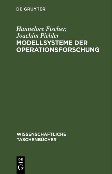 Produktbild: Modellsysteme der Operationsforschung