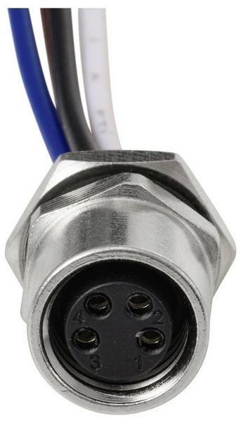 Produktbild: TRU COMPONENTS TC-13751984 Anschlussleitung M8 x 1 Buchse, gerade 0.2 m Polzahl Sensoren: 4 1 St.