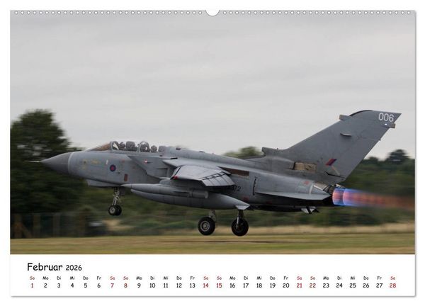 Produktbild: Milit&auml;rjets Panavia Tornado (hochwertiger Premium Wandkalender 2026 DIN A2 quer), Kunstdruck in Hochglanz