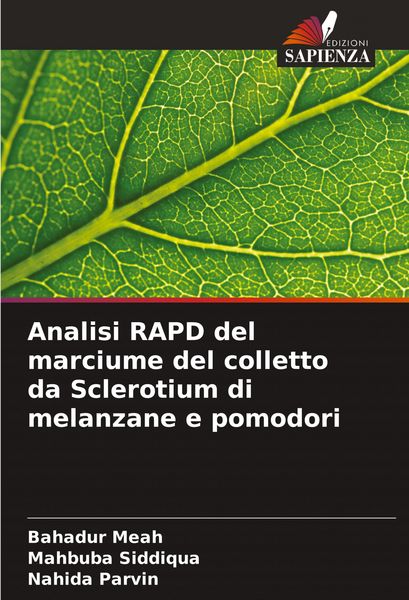 Produktbild: Analisi RAPD del marciume del colletto da Sclerotium di melanzane e pomodori