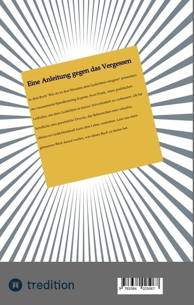 Produktbild: Wie du in 3 Monaten dein Ged&auml;chtnis steigerst