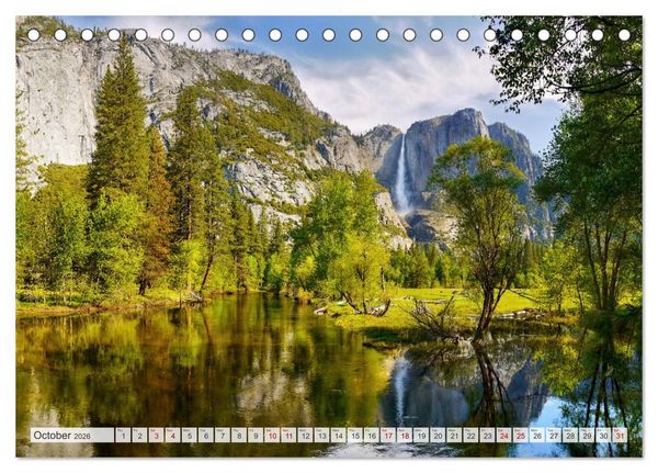 Produktbild: Yosemite National Park Road Trip (Desk Calendar 2026 DIN A5 landscape), CALVENDO 12 Month DeskCalendar
