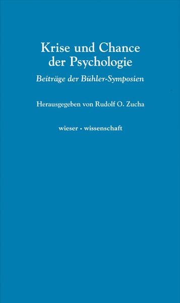 Produktbild: Krise und Chance der Psychologie
