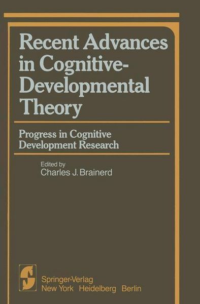 Produktbild: Recent Advances in Cognitive-Developmental Theory