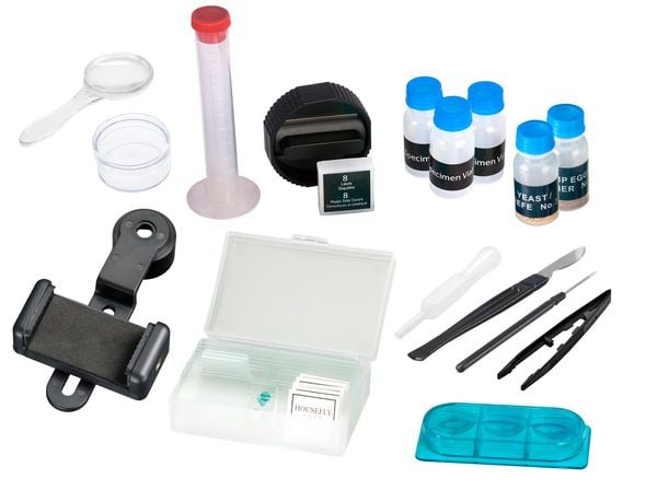 Produktbild: Bresser 14551 - NATIONAL GEOGRAPHIC Einsteiger-Mikroskop (gelb) 40-800x