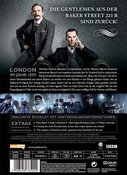 Produktbild: Sherlock - Die Braut des Grauens [SE] [2 DVD]
