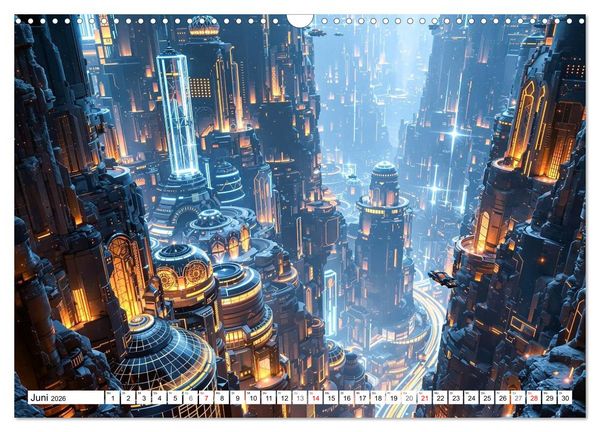 Produktbild: Welten aus Licht (Wandkalender 2026 DIN A3 quer), CALVENDO Monatskalender
