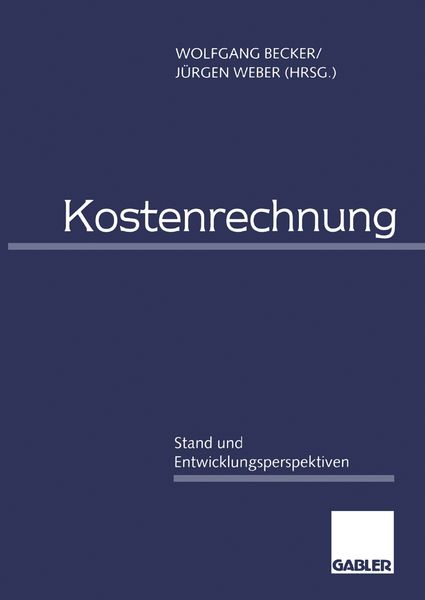 Produktbild: Kostenrechnung
