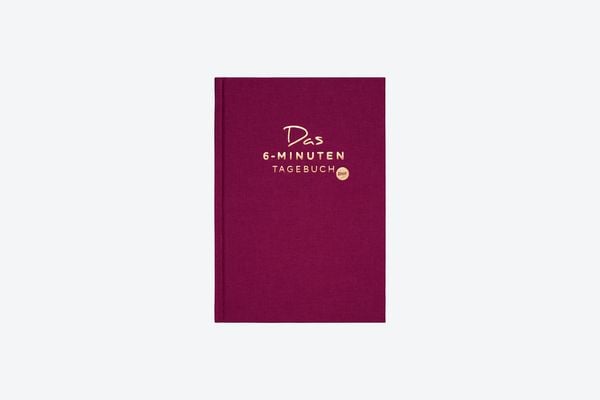 Produktbild: Das 6-Minuten-Tagebuch pur (rubin)