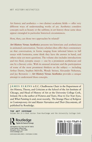 Produktbild: Art History Versus Aesthetics