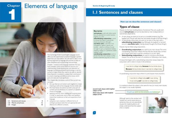 Produktbild: Cambridge International AS & A Level English Language Student's Book